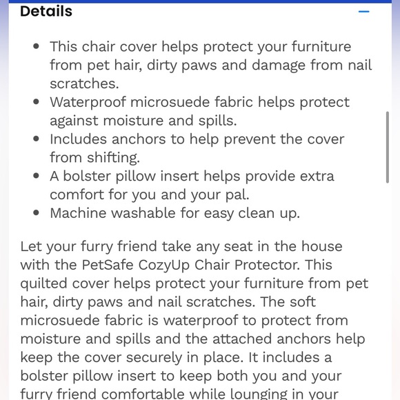 NWT Pet Chair Protector - Picture 8 of 10